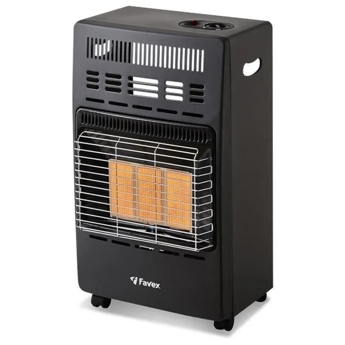 Favex FAV3451571029902 Auxilancia Infrarroja de Accidente Cerebrovascular - Encendido por Piezo - Superficie de Calentamiento de hasta 40 m² - 3 Niveles de Potencia 4