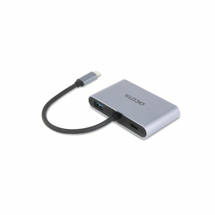 D Dicota USB-C Portable 5-in1 Docking Station 4K HDMI/DP PD 1