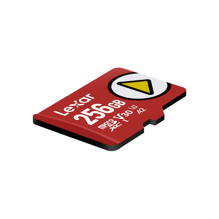 Lexar LMSPLAY256G-BNSNG Memoria Flash MicroSDXC UHS-I Clase 10 de 256 GB, Velocidad de Lectura 205 MB/s, Escritura 140 MB/s, V30, U3 2