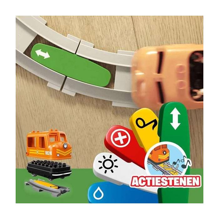 Juego de construccion tren de mercancías lego duplo 19