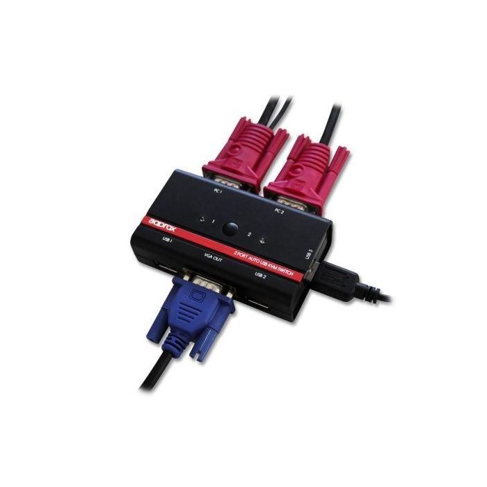 KVM APPROX APPKVMUSB2PV2 PARA 2 PC - 2XUSB PARA TECLADO Y RATÓN - 2 ENTRADAS/1 SALIDA VGA - INCLUYE CABLES - ADMITE RESOLUCIÓN HASTA 2048X1536 2 KVM APPROX APPKVMUSB2PV2 PARA 2 PC - 2XUSB PARA TECLADO Y RATÓN - 2 ENTRADAS/1 SALIDA VGA - INCLUYE CABLES - ADMITE RESOLUCIÓN HASTA 2048X1536 2
