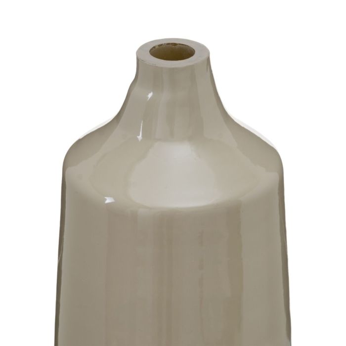 Botella Beige Plateado Aluminio Cristal 20 x 11 x 53 cm Decorativa 4