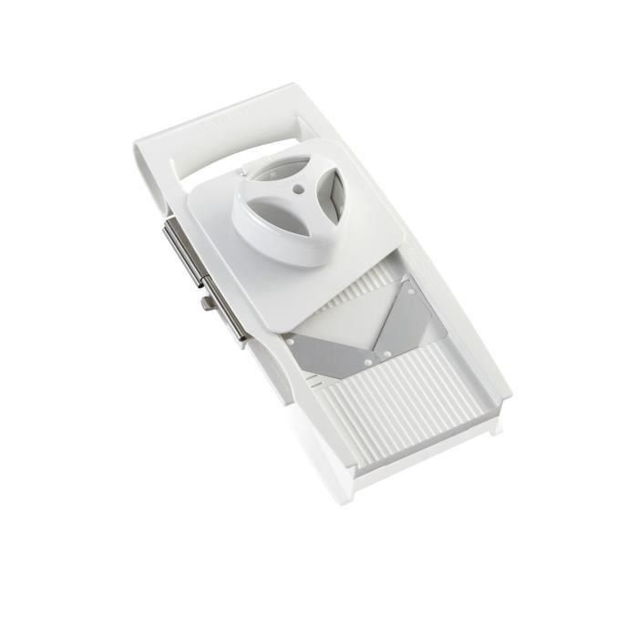 Leifheit 23170 Rallador Universal ComfortLine 4+1 - Rallador de Verduras Multifuncional con 5 Rejillas y Mandolina de Acero Inoxidable