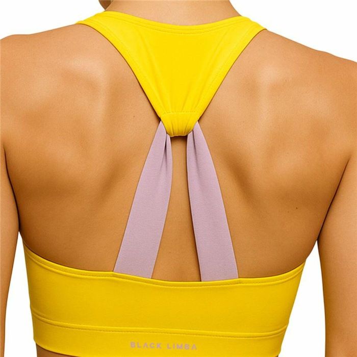 Top Deportivo de Mujer Black Limba Amarillo Fitness 37 1
