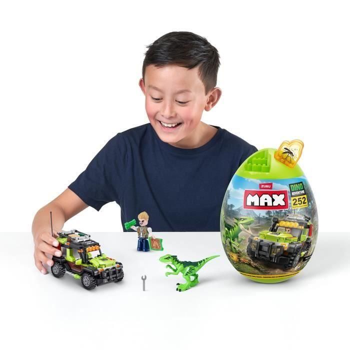 Set de construcción - ZURU - Dino Adventure Raptor Force - 252 piezas - Camión incluido - Instrucciones sencillas 4 Set de construcción - ZURU - Dino Adventure Raptor Force - 252 piezas - Camión incluido - Instrucciones sencillas 4