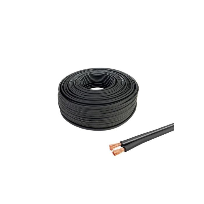 Vivolink Cable de altavoz 4mm2 100m Negro - Audio de alto rendimiento con apantallamiento para sonido cristalino sin ruidos ni interferencias