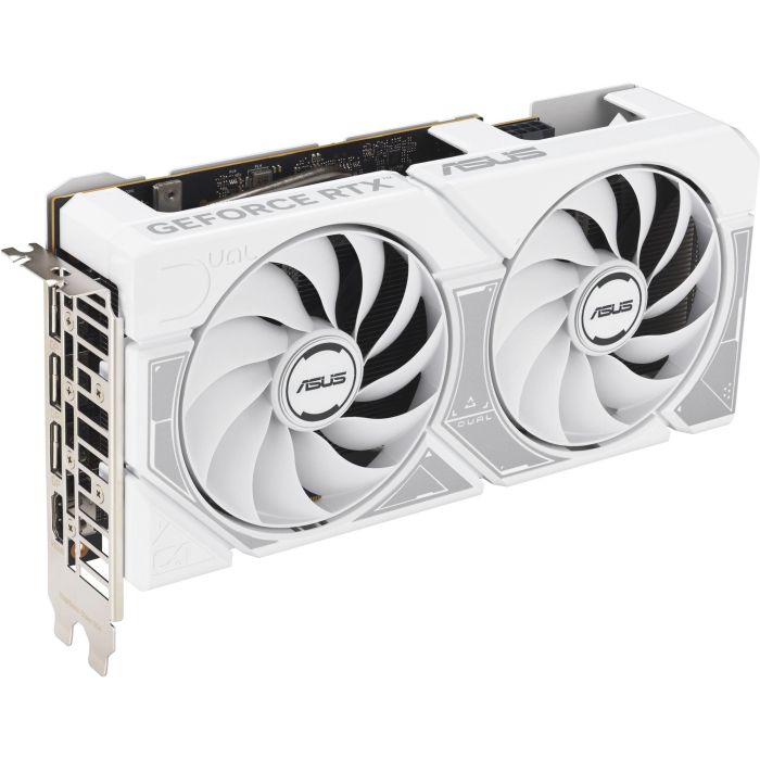ASUS Dual -RTX5060-O8G-WHITE NVIDIA GeForce RTX 5060 8GB GDDR7 PCIe 5.0 Tarjeta Gráfica Blanca 1 ASUS Dual -RTX5060-O8G-WHITE NVIDIA GeForce RTX 5060 8GB GDDR7 PCIe 5.0 Tarjeta Gráfica Blanca 1