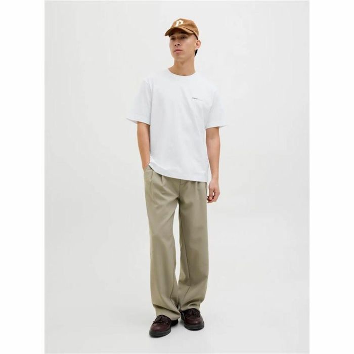 Camiseta de Manga Corta Hombre Jack & Jones Jorvarenna Painted Blanco Camiseta de Manga Corta Hombre Jack & Jones Jorvarenna Painted Blanco