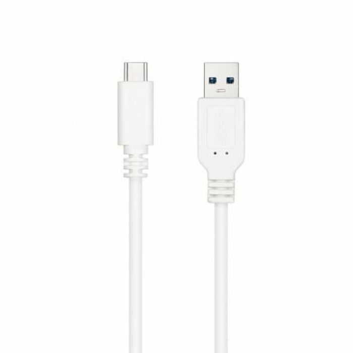 Cable USB-C a USB NANOCABLE 10.01.4002-W 2 m Blanco Cable USB-C a USB NANOCABLE 10.01.4002-W 2 m Blanco