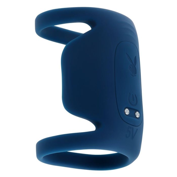 Anillo Vibrador Evolved Playboy Azul 5 Anillo Vibrador Evolved Playboy Azul 5