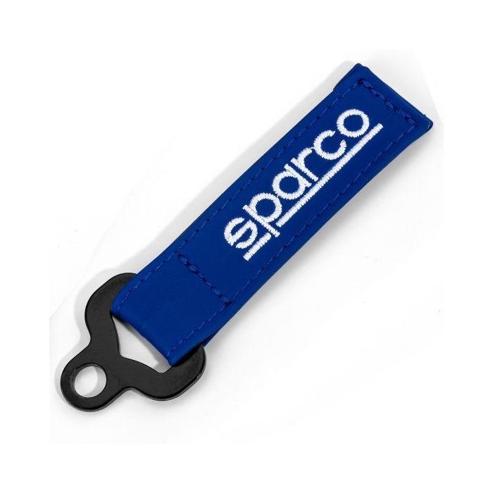 Sparco S099070AZ Llavero de Cuero Real Azul con Anillo Estilo Arnés de Carreras para Entusiastas del Automovilismo 0 Sparco S099070AZ Llavero de Cuero Real Azul con Anillo Estilo Arnés de Carreras para Entusiastas del Automovilismo 0