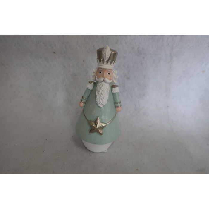 Figura Navidad Fantasia DKD Home Decor Verde Menta Blanco 8 x 16 x 8 cm