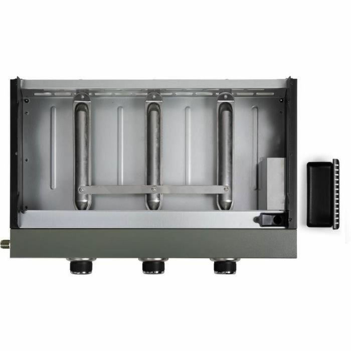Livoo DOC324 Plancha de gas de 3 quemadores con acabado en Verde y Negro 3