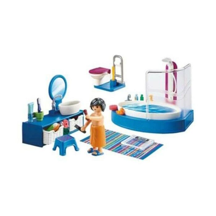 PLAYMOBIL 70211 - Casa de muñecas La Maison Traditionnelle - Baño con bañera - Nuevo para 2020 1