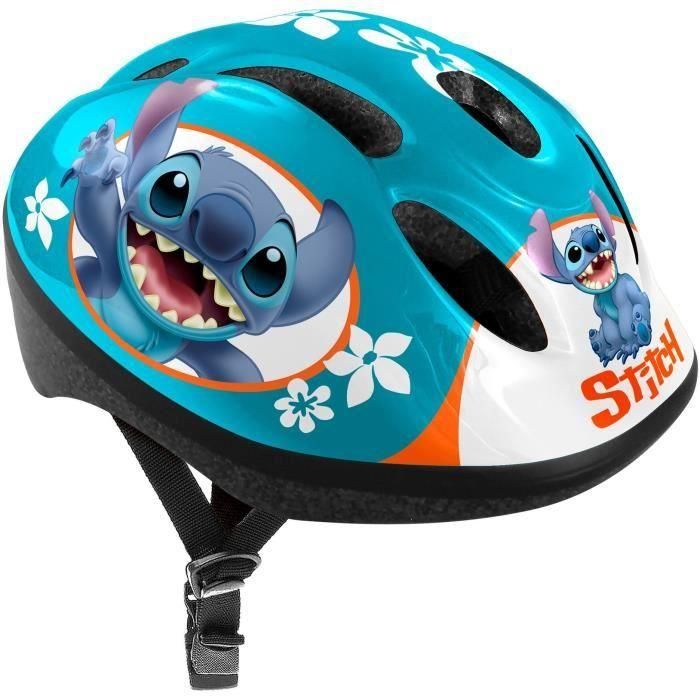 Casco deportivo - DISNEY - STITCH - Talla S - Circunferencia de cabeza ajustable 53/56cm - Ventilación y espuma interna para mayor comodidad