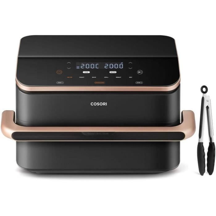 Cosori COS1730416443719 Freidora sin aceite Doble Fuego Twinfry Chef Edition, 10 L, 6 Programas, 2800 W, Negra 6