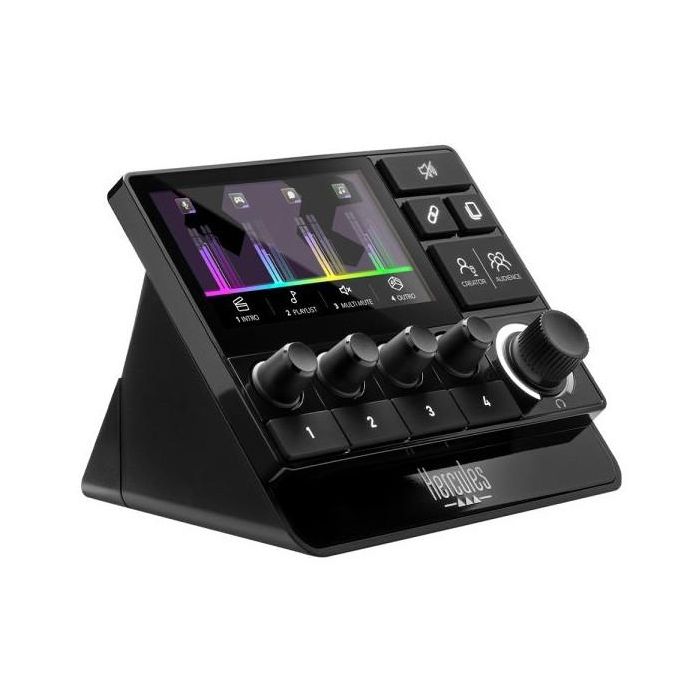 Hercules Stream 200 XLR Controlador de Audio, Negro, 9 Botones, Windows 10/11 0 Hercules Stream 200 XLR Controlador de Audio, Negro, 9 Botones, Windows 10/11 0