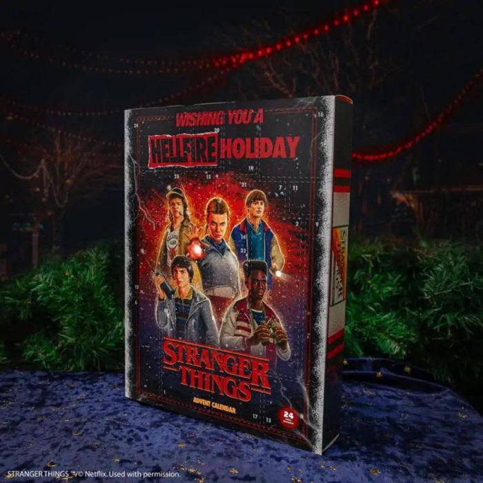 Cinereplicas Calendario de Adviento Stranger Things - 24 Sorpresas, Regalo Original para Fans de Hawkins y el Mundo del Revés