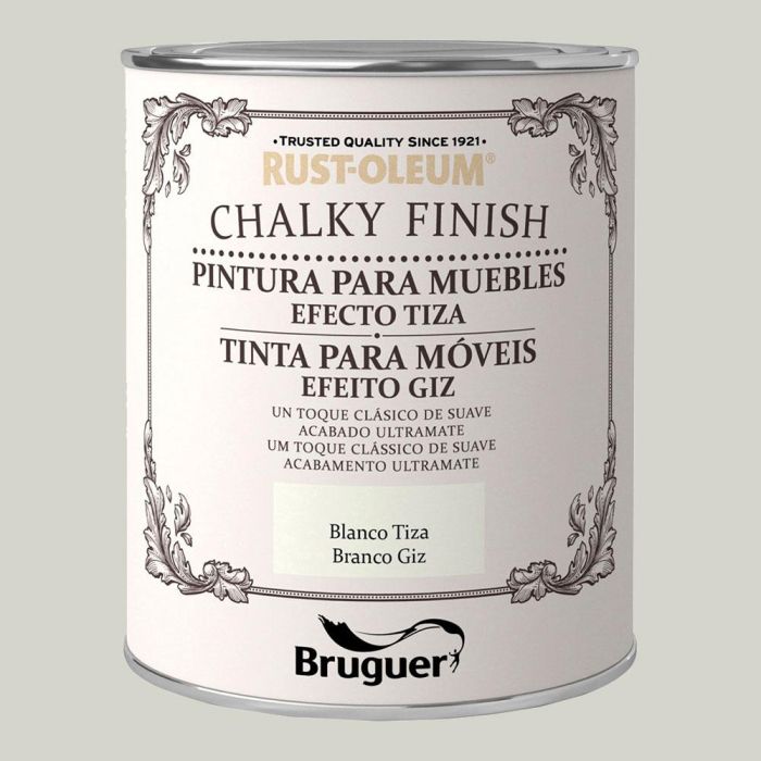 Bruguer Pintura a la Tiza Chalky Finish Blanco 0,125L Efecto Tiza Ultra Mate 5397508 0 Bruguer Pintura a la Tiza Chalky Finish Blanco 0,125L Efecto Tiza Ultra Mate 5397508 0
