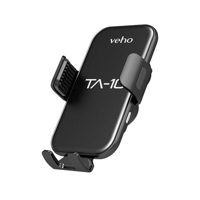 Veho TA-10 Soporte Coche Universal Smartphone Carga Inalámbrica Qi 15W, Auto Cierre, Liberación Rápida, Rotación 360º, Montaje Ventosa y Rejilla 1