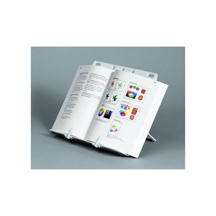 Atril Fellowes Para Libros Plastico Gris Medidas 244x295x50 mm 1