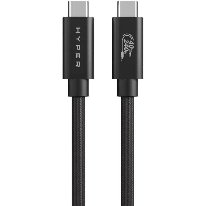Targus HyperDrive Next Cable USB4 Gen 3x2 Macho a Macho 40 Gbit/s Trenzado 1.2m Negro 1