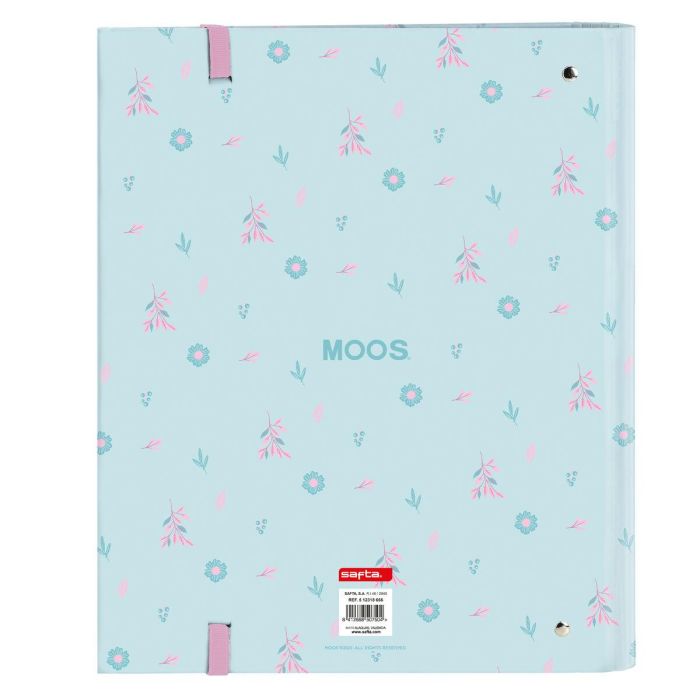 Carpeta de anillas Moos Garden 27 x 32 x 3.5 cm Turquesa 1 Carpeta de anillas Moos Garden 27 x 32 x 3.5 cm Turquesa 1