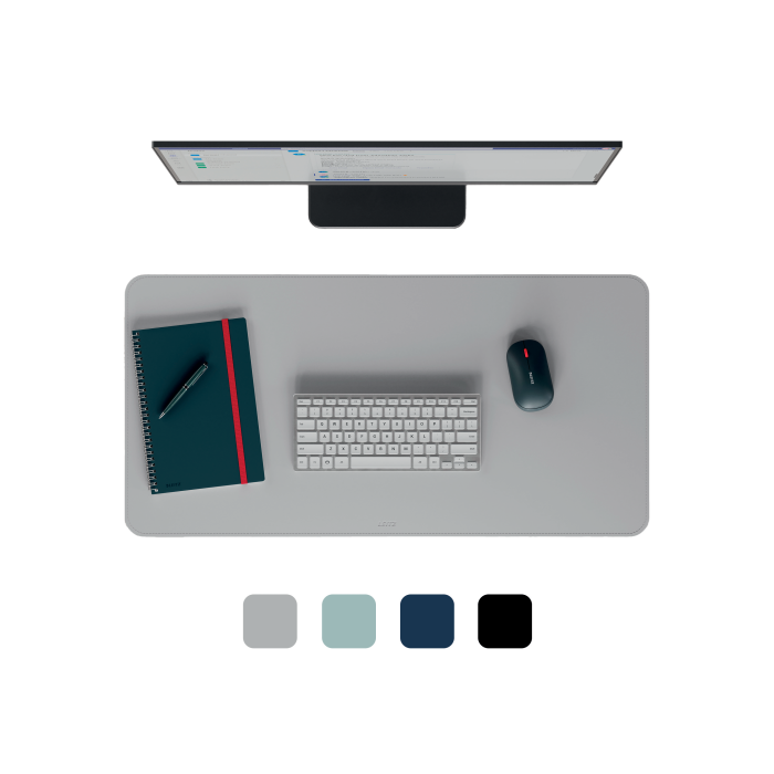 Alfombrilla de Sobremesa 80 X 40 Cm, Gris Claro Leitz 53820085 0 Alfombrilla de Sobremesa 80 X 40 Cm, Gris Claro Leitz 53820085 0