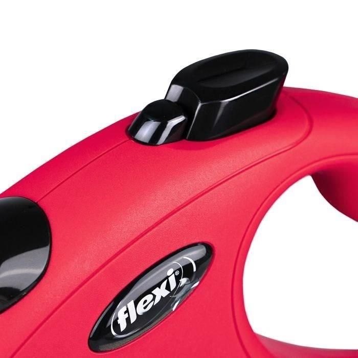 Correa Flexi KERBL NewClassic L - Longitud: 8 m - Peso máximo: 50 kg - Rojo - Para perro 2