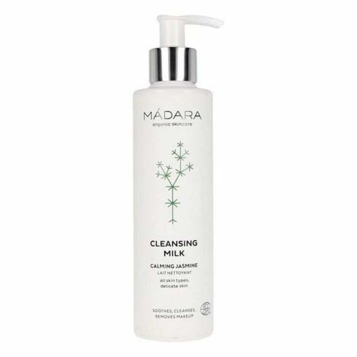 Mádara Organic Skincare Cleansing Milk Jazmín Calmante Desmaquillante y Limpiador Facial para Piel Seca y Sensible 200 ml Mádara Organic Skincare Cleansing Milk Jazmín Calmante Desmaquillante y Limpiador Facial para Piel Seca y Sensible 200 ml