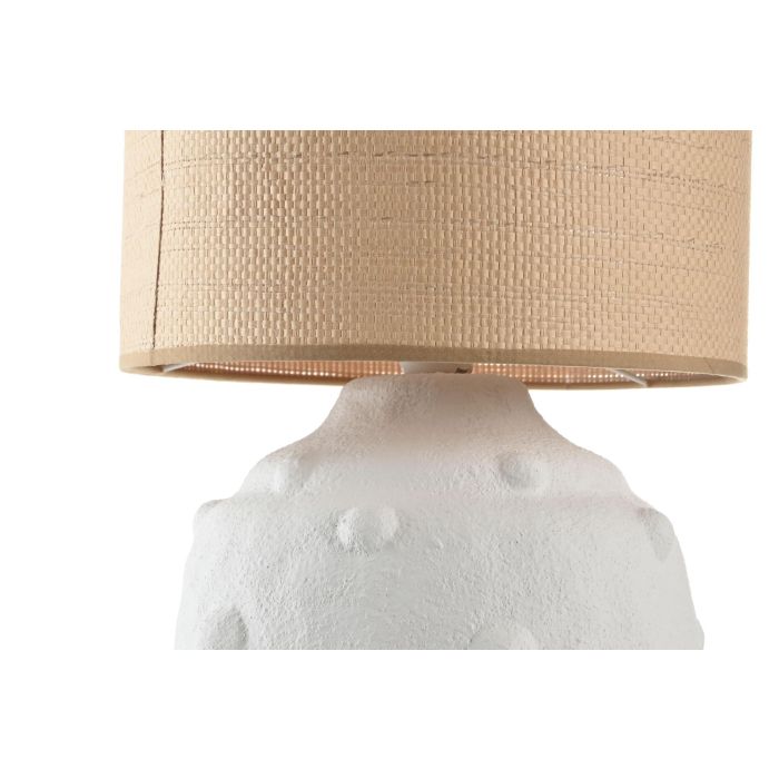 Lampara Sobremesa Mediterraneo DKD Home Decor Blanco Marron 30 x 48 x 30 cm 2 Lampara Sobremesa Mediterraneo DKD Home Decor Blanco Marron 30 x 48 x 30 cm 2