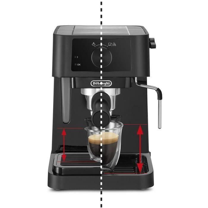 De'Longhi EC235.BK Máquina de espresso Solo con boquilla de vapor para capuchino, compatible con ESE 1 y 2 tazas - Negro 3 De'Longhi EC235.BK Máquina de espresso Solo con boquilla de vapor para capuchino, compatible con ESE 1 y 2 tazas - Negro 3