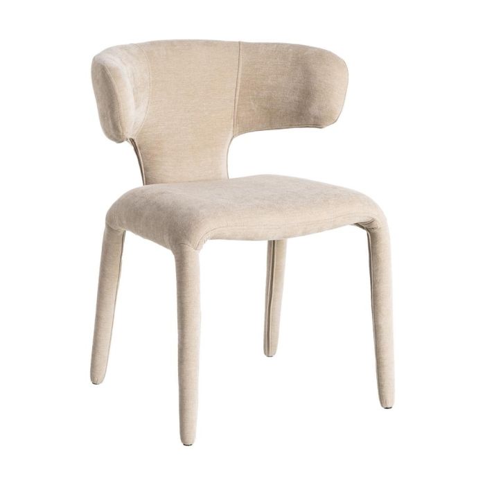 Silla Taupe Tejido 58 X 55 X 76 cm