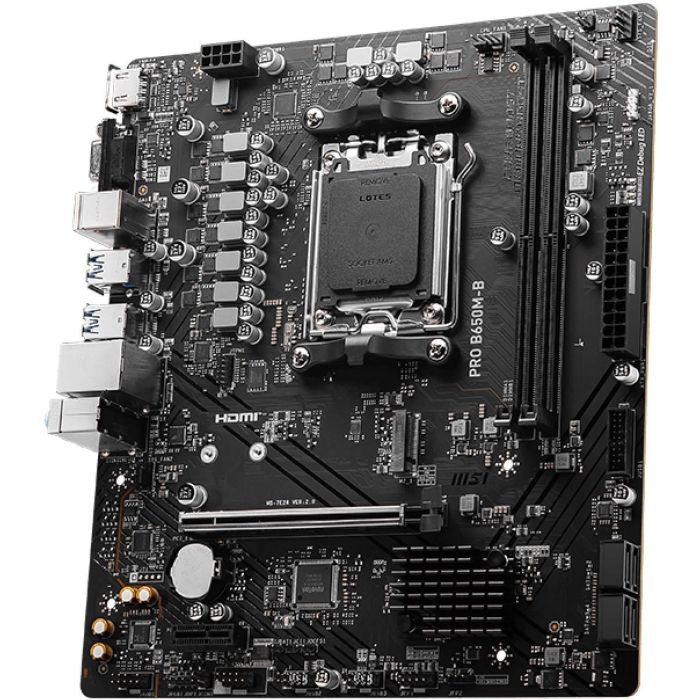 MSI PRO B650M-B B650.AM5.mATX.DDR5 Placa Base Micro-ATX Socket AM5 DDR5 2 MSI PRO B650M-B B650.AM5.mATX.DDR5 Placa Base Micro-ATX Socket AM5 DDR5 2