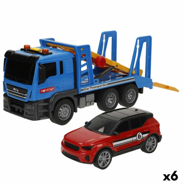 Camión Portavehículos Speed & Go 26 x 13 x 9 cm (6 Unidades) Camión Portavehículos Speed & Go 26 x 13 x 9 cm (6 Unidades)