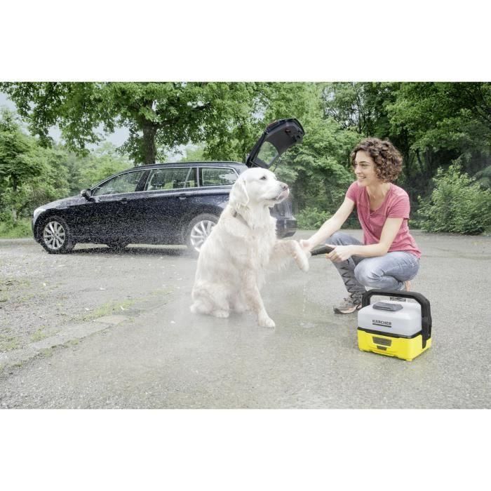 Karcher OC3 Kit de Accesorios para Limpiador Móvil – Boquilla, Cepillo y Toalla para Limpieza de Patas de Perro 1