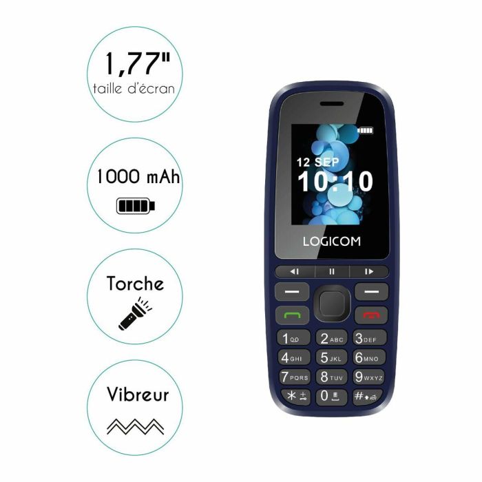 Teléfono Móvil - LOGICOM - Posh 402 - Azul 1 Teléfono Móvil - LOGICOM - Posh 402 - Azul 1