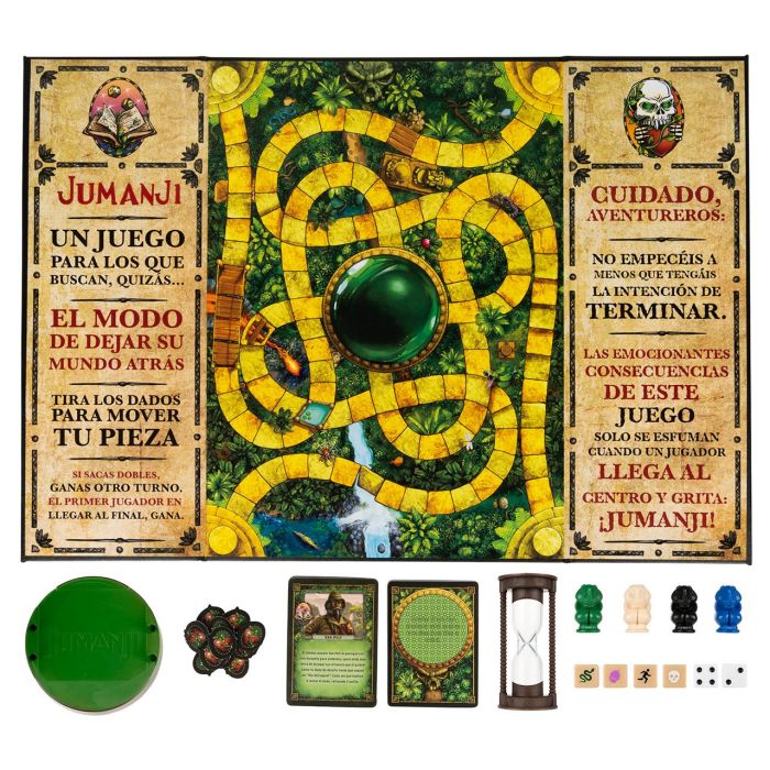 Spin Master 6065098 Juego de Mesa de Aventura Jumanji Edición Española Familiar para Resolver Acertijos y Desafíos, Edad +8 años 2 Spin Master 6065098 Juego de Mesa de Aventura Jumanji Edición Española Familiar para Resolver Acertijos y Desafíos, Edad +8 años 2