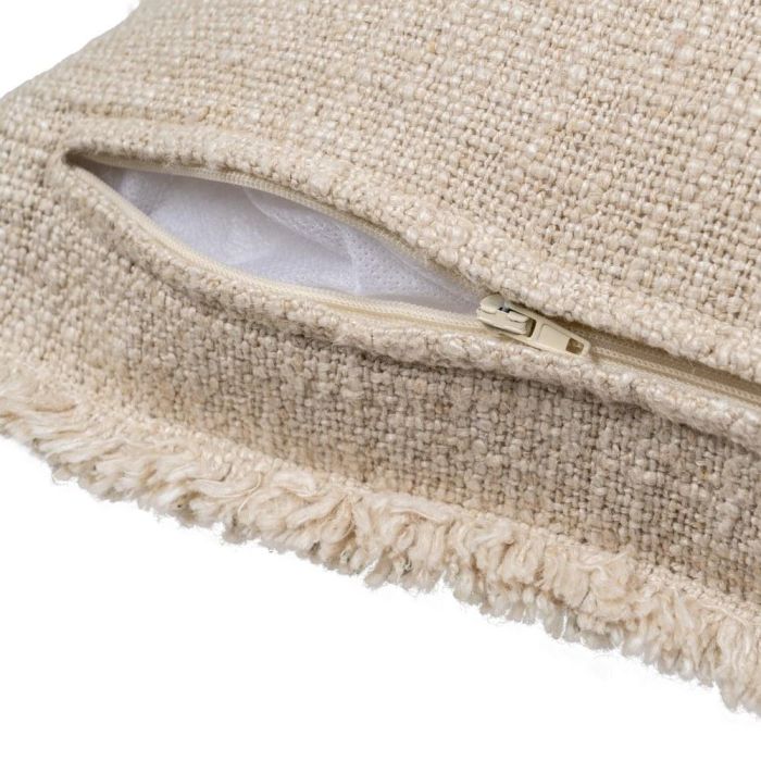 Cojín Flores Beige Oscuro 60 X 40 cm