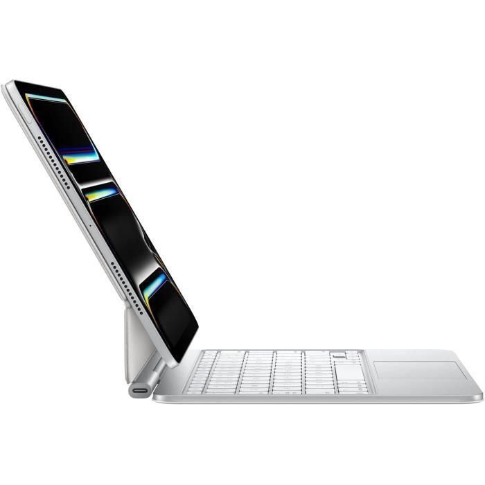 Apple - Magic Keyboard para iPad Pro 11 (M4) - Blanco 1 Apple - Magic Keyboard para iPad Pro 11 (M4) - Blanco 1