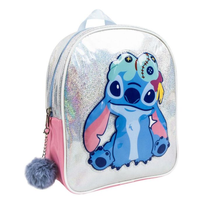 Mochila Infantil Stitch Rosa 20 x 23 x 8 cm 5