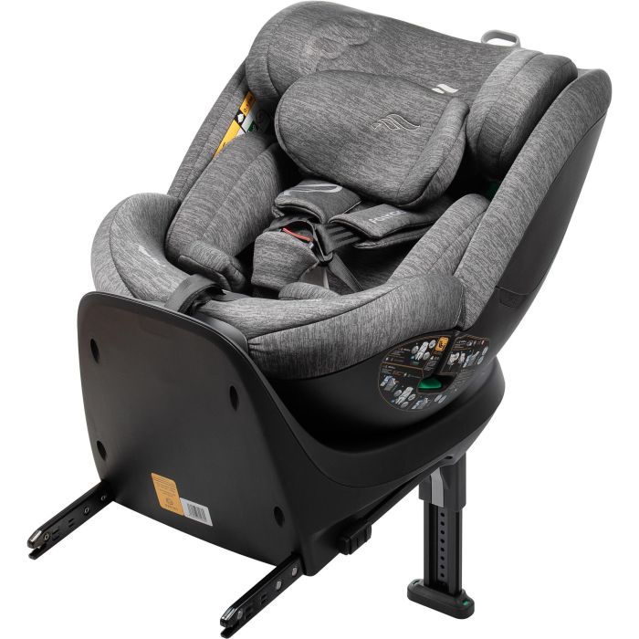Silla de coche - BABYAUTO - Magna Plus - Grupo 0/1/2/3 - I-Size - 40/125 cm - Isofix - Giratoria 360° - Reclinable - Gris 4