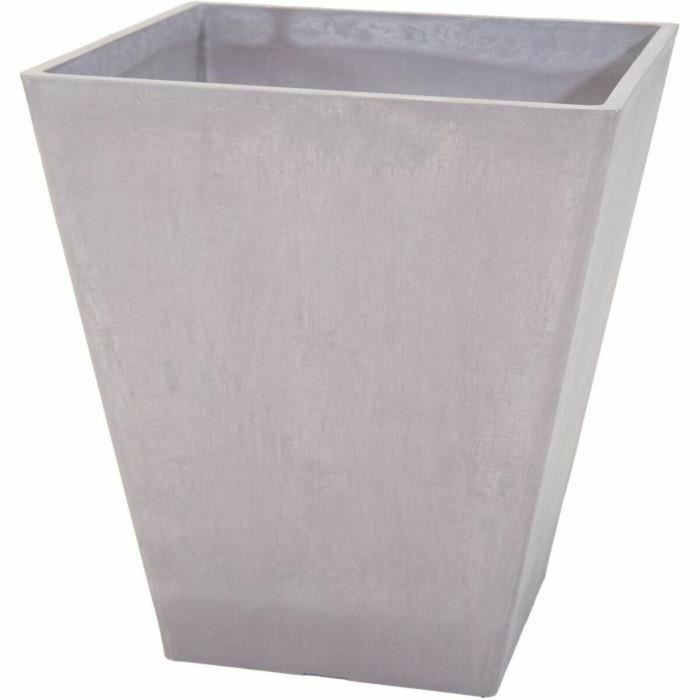 Mega Collections 130778 Maceta Ecostone Square Taupe 41 x 45 cm