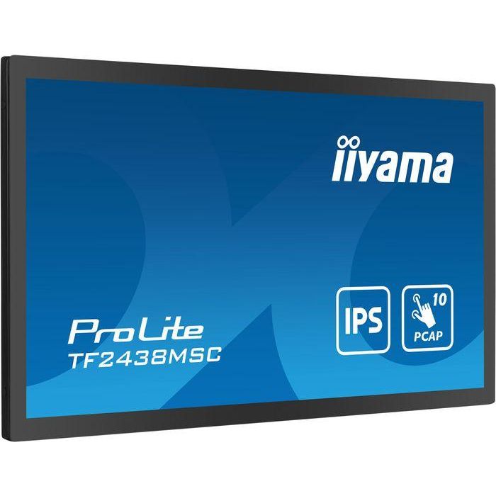 iiyama TF2438MSC-B1 Monitor 23.8" Full HD IPS Táctil USB Altavoces Negro 12