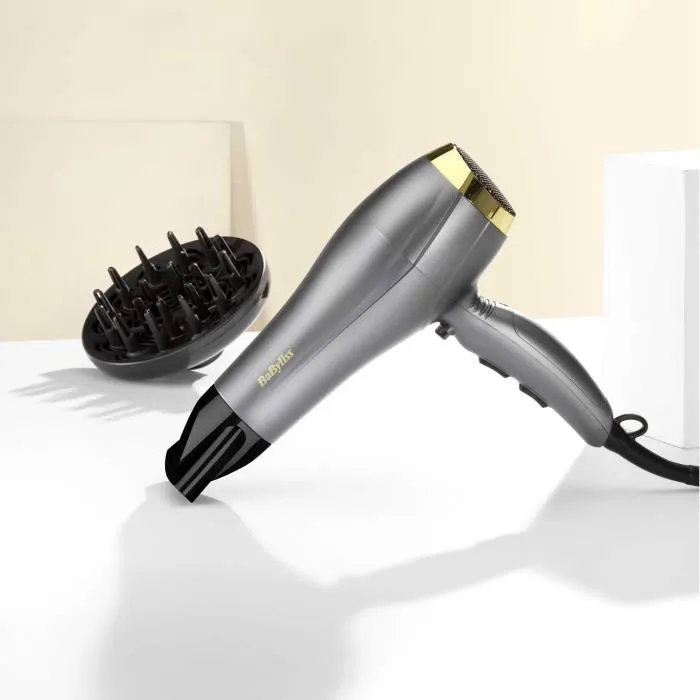 Babyliss Secador de Pelo Titanium Gold 5513TE 2300W 3 Temperaturas 2 Velocidades 2