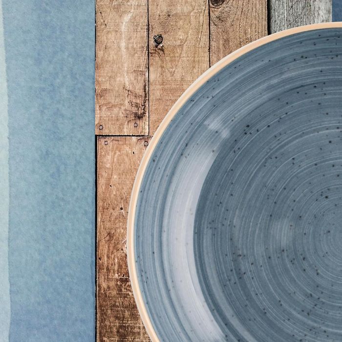 Ariane Plato Llano Porcelana Terra 31 cm Azul - Set de 6 Unidades Reforzado Profesional, Apto Lavavajillas, Horno y Microondas 4 Ariane Plato Llano Porcelana Terra 31 cm Azul - Set de 6 Unidades Reforzado Profesional, Apto Lavavajillas, Horno y Microondas 4