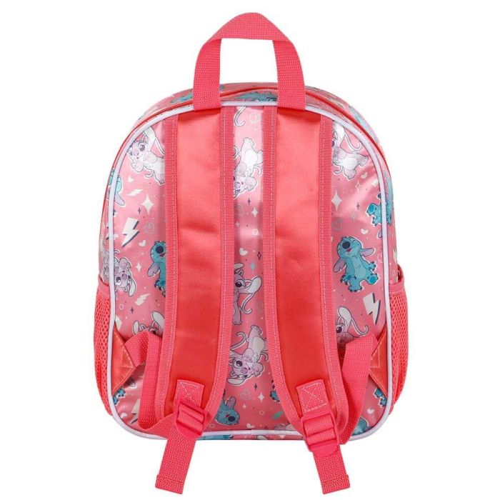 Mochila 3D Pequeña Thing Disney Lilo y Stitch Rosa 2