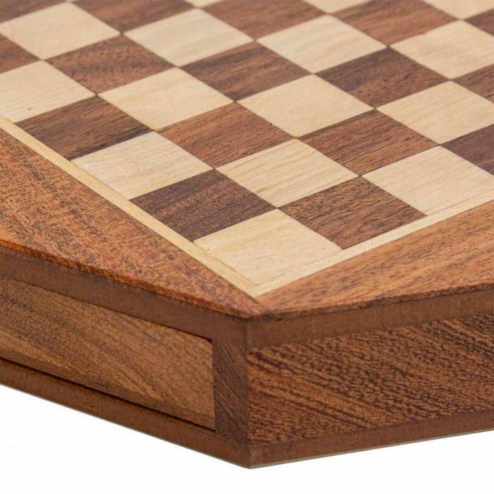 Ajedrez Alexandra House Living Marrón Madera de acacia 22 x 5 x 22 cm Magnético 3