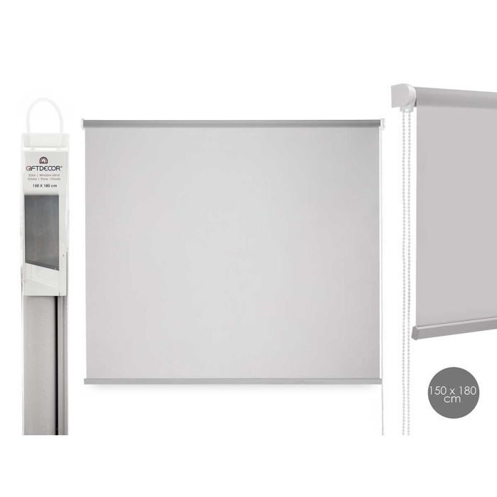 Estor Ventana 150 X 180 Cm Gris Giftdecor (6 Unidades) Estor Ventana 150 X 180 Cm Gris Giftdecor (6 Unidades)