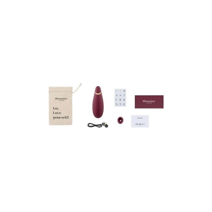 Succionador de Clítoris Womanizer Premium 2 Burdeos 6 Succionador de Clítoris Womanizer Premium 2 Burdeos 6